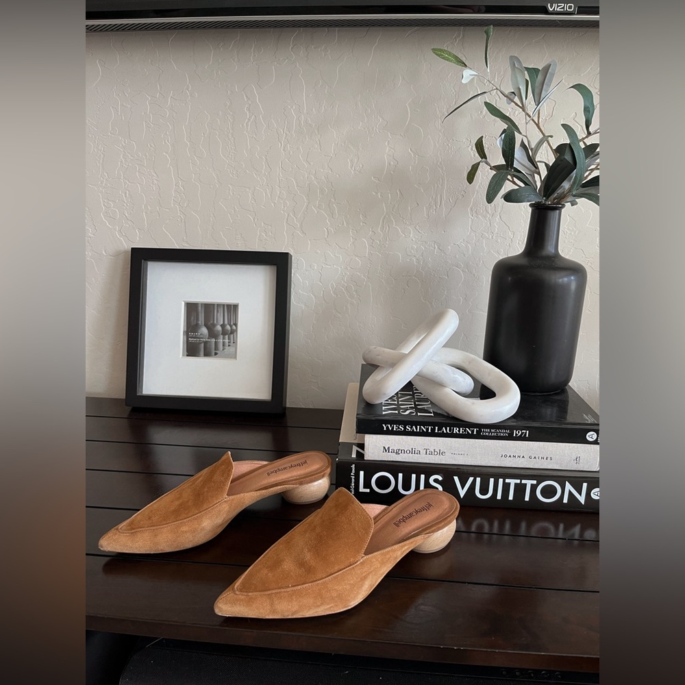 Jeffrey Campbell Tan Slides